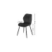 Scaun Living Tapitat KJC104 Negru