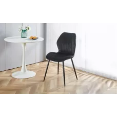 Scaun Living Tapitat KJC104 Negru