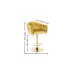 Scaun Bar KJC362 Mustar