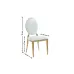 Scaun Living White Top Gold KJC166