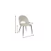 Scaun Living XJ0723 Gri