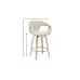 Scaun Bar JY3185X-M Bej