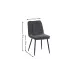 Scaun Living Tapitat DCM2001AF Gri