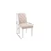 Scaun Living KJCLM056 Bej/Alb