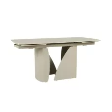 Masă Living Extensibilă DTM0405CS cu Blat Ceramic Bej