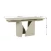 Masă Living Extensibilă DTM0405CS cu Blat Ceramic Bej