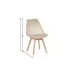 Scaun Living J901 Bej