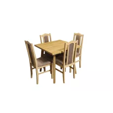 Set Masă Living Oslo 1 cu 4 Scaune Boss II