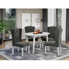 Set masa Rosa extensibila  + 6 scaune Atena