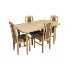 Set Masă Living Wenus 2P cu 4 Scaune Boss II
