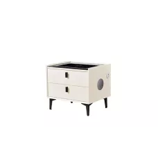 Noptieră Smart Multifuncțională KJ106 Albă