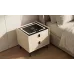 Noptieră Smart Multifuncțională KJ106 Albă Noptieră Smart Multifuncțională KJ106 Albă