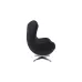 Fotoliu Living Rotativ KJLC-132 Negru