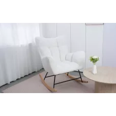 Fotoliu Living tip Balansoar KJLC037 Alb