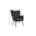 Fotoliu Living KJC3763 Gri