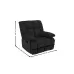 Fotoliu cu Recliner KJC4423 Negru