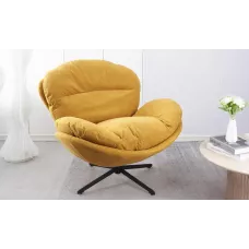 Fotoliu Living Rotativ KJLC062 Mustar