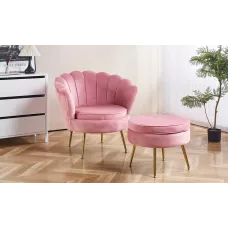 Set Marbella Fotoliu cu Masuta Living KJL214 Roz