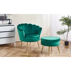 Set Marbella Fotoliu cu Masuta Living KJL214 Verde