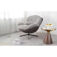 Fotoliu Living Rotativ KJLC062A Gri Deschis
