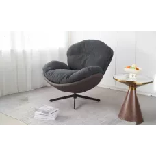 Fotoliu Living Rotativ KJLC062A Gri Inchis