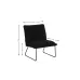 Scaun Living Tapitat LCM0109CF Negru