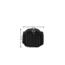 Taburet P030, Negru
