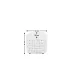 Taburet P031, Alb